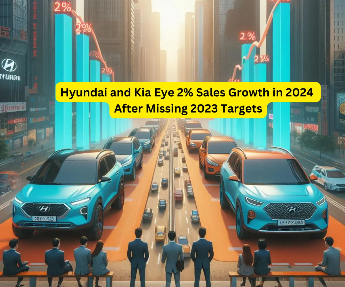 Hyundai and Kia Eye 2% Sales Growth in 2024 After Missing 2023 Targets